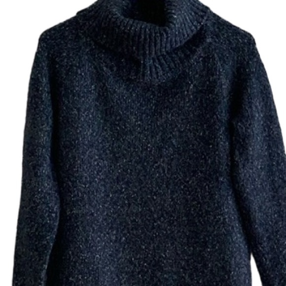 Blue Pullover Sweater -Cowl - S/P - Orb Life - Picture 4 of 10